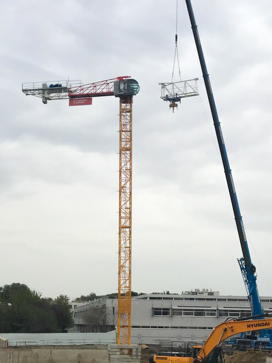 GPmatinter's tweet image. ▶️ Ent. CARDINAL EDIFICE
🏗️ RAIMONDI MRT 234 équipée de son monte grutier SL20TC. Merci à Christophe Bourget pour ces photos prises de la🏗️ RAIMONDI MRT 294.
#grue #cranes  #gpmatinternational #grueatour #grueàtour   #jaimegpmatinternational #mrt234 #mrt294 Raimondi Cranes