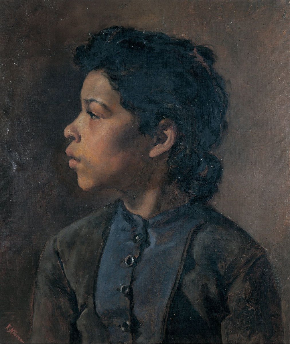 OldPortraiture's tweet photo. Born #OnThisDay in 1859: American painter #ElizabethNourse (1859-1938)
Portrait of a Girl, ca. 1882
#Nourse #AmericanArt #WomenArtists #ChildrenInArt https://t.co/0zG72IGrJp