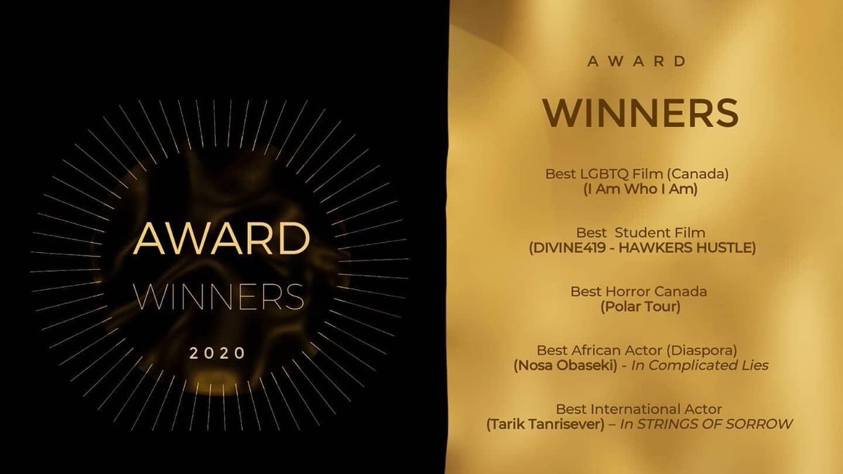fiifi_neizer's tweet photo. Mission Accomplished. Another Trophy in our name. 🏆

Thank you Toronto International Nollywood Film Festival @tinffestival 

Divine419 we need a new cabinet for our awards.

#stayhomefestival #onlinefilmfestival #nollywood #ghanafilms #divine419 #hawkershustle https://t.co/ePVw4W86Z7
