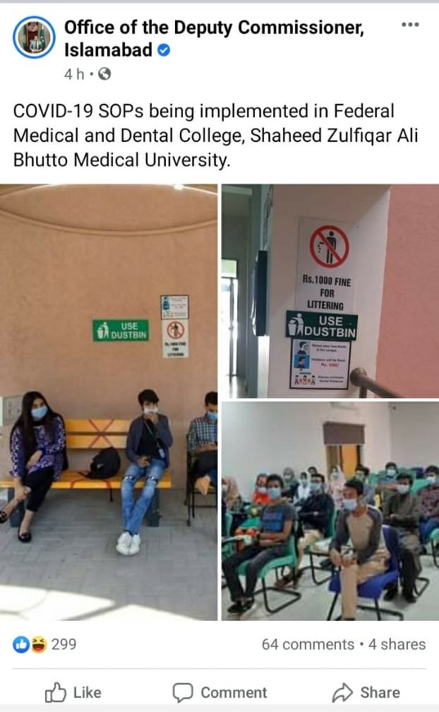 nomankhan9611's tweet photo. @dcislamabad  sir your Facebook account is miss leading public. This is not Shaheed Zulfiqar Ali Bhutto Medical University, this is Foundation University Rawalpindi campus @fuislamabad. Please stop this hookwinking and  make sure you appreciate the right people for right job. https://t.co/npYUoAsmif