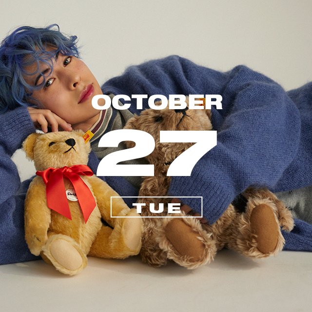 NYLONJAPAN's tweet photo. 365日、毎日がアニバーサリーをテーマに、ファッショナブルでユニークなスタイリングを毎日アップ。10月27日は『テディベアズデイ』。テディベアを抱きしめる、 #佐野文哉 のスイートな一面にキュンして♡
#OWV @owv_official @sano_fumiya

CHECK︎▶ https://t.co/Wa0yPyKC3i https://t.co/mNEQsIt33B