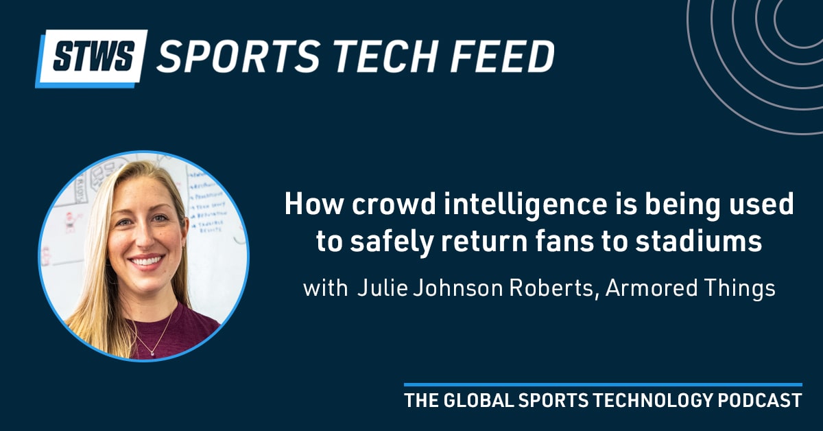 🔊 @Armored_Jewels @thomasalomes dig into how @ArmoredThings has grown through the COVID-19 pandemic &amp; how their crowd intelligence platform can be used to better understand fans whilst keeping them safe.

podcasts.apple.com/podcast/sports…

#sportstech #stws #SportsBiz #smartstadiums #IoT