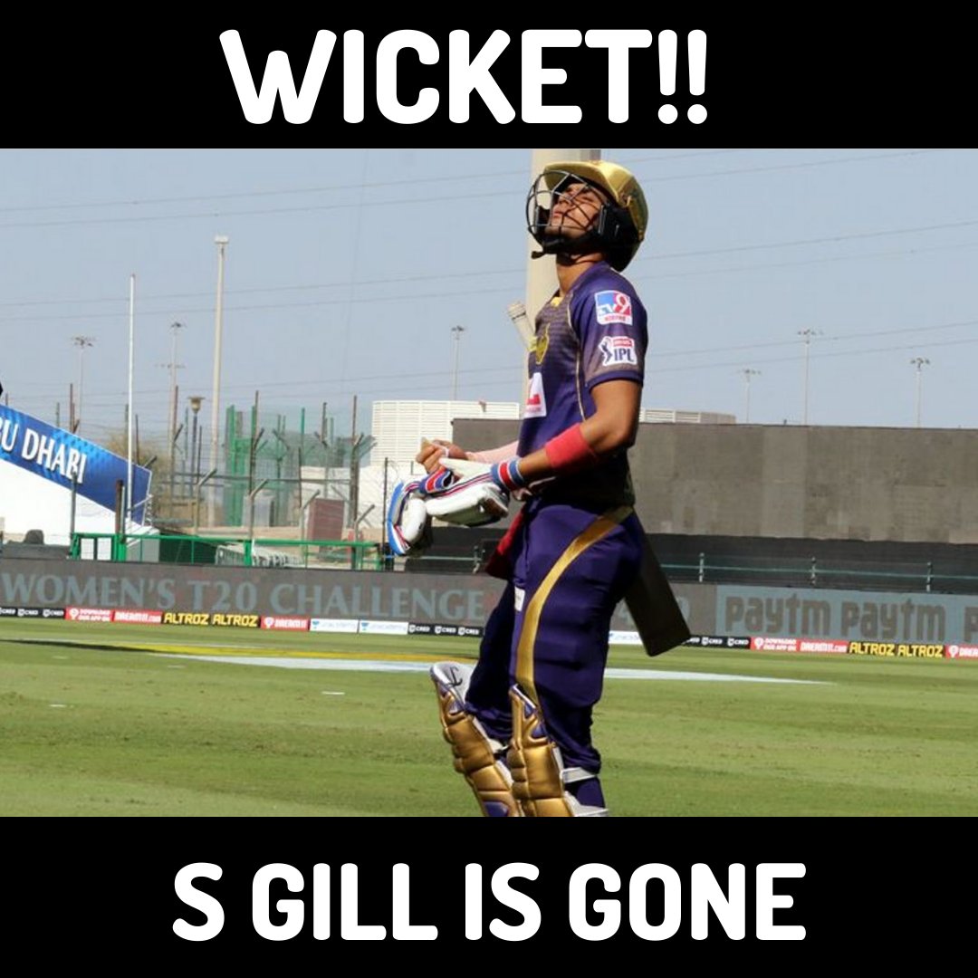 #KKRvsKXIP: WICKET!!! S Gill is out...
.
Watch Live:- https://t.co/6gxRbQpbPz
.
#IPL2020 #Livescore #LiveStreaming #iplseason13 #KKRvKXIP #KXIPvsKKR #KXIPvKKR #KXIP #KKRHaiTaiyaar #SaddaPunjab #KKR https://t.co/Qgik6zh85H