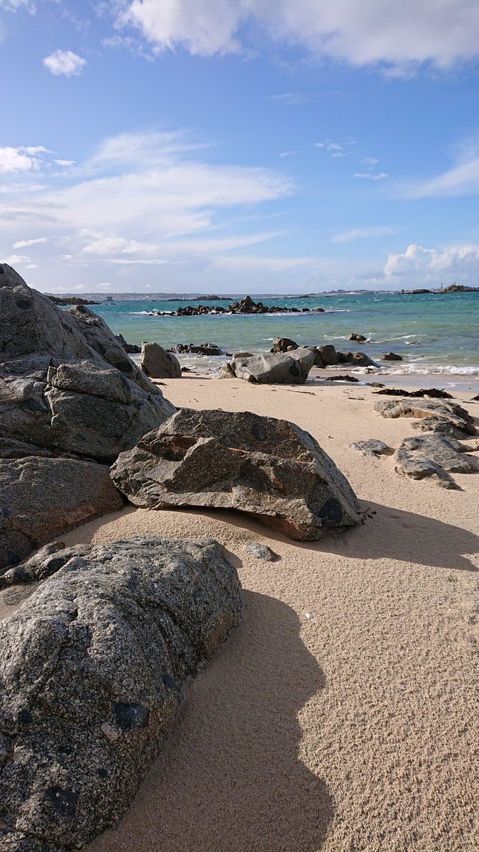 Litter picking in Herm on Sunday