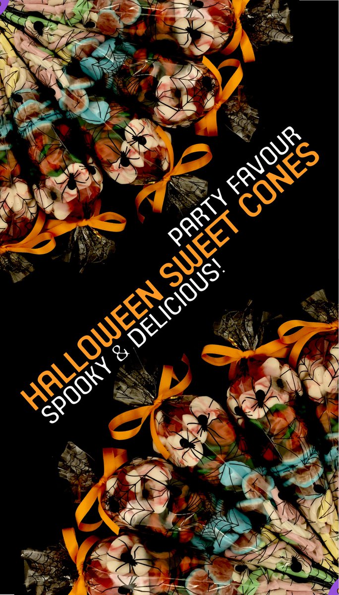 OhMySweetsUK's tweet photo. Our Halloween cones are filled with our gruesome sweet treats! Last chance to get them this week!
#halloween #trickortreat #sweets #nom https://t.co/uKb3U8vR49