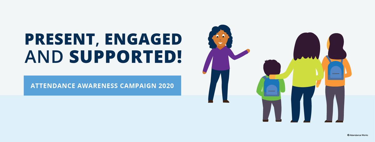 attendanceworks's tweet image. It was a challenging school start, but many kicked off attendance/participation activities. Fill in our short Attendance Awareness Campaign survey, and enter a drawing to win one of two $50 gift cards! surveymonkey.com/r/aac2020-part… #SchoolEveryDay @NAESP @NASSP @NASBE #PrincipalProject