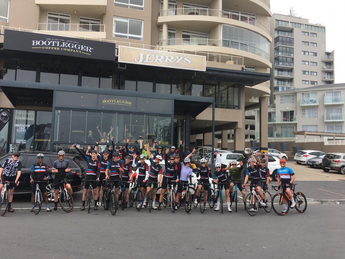 TeamPureSavage's tweet photo. Such a vibe this weekend with the 202km Tour de Bootlegger visiting all 22 @BootleggerCC stores!! Thanks all that made it such a memorable day!! #tdb2020 https://t.co/nHHZHCB93n