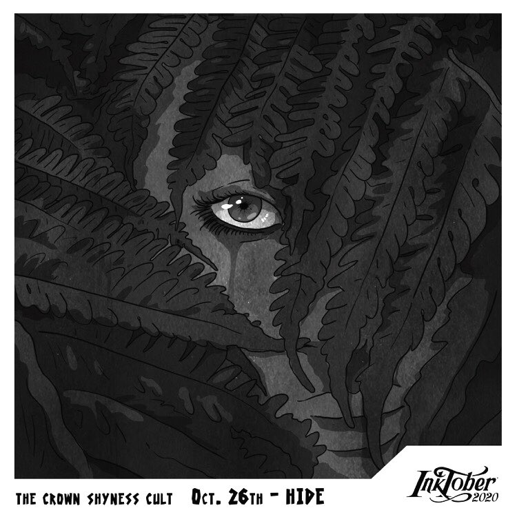 dapperdansays's tweet photo. INKtober - 2020 - #dapperdansays
The Crown Shyness Cult. #INKtober2020 #inktober #ink #october #draw #dailydrawing #challenge #art #blackandwhite #horror #spooky π¦ https://t.co/7uhHNJA6oq