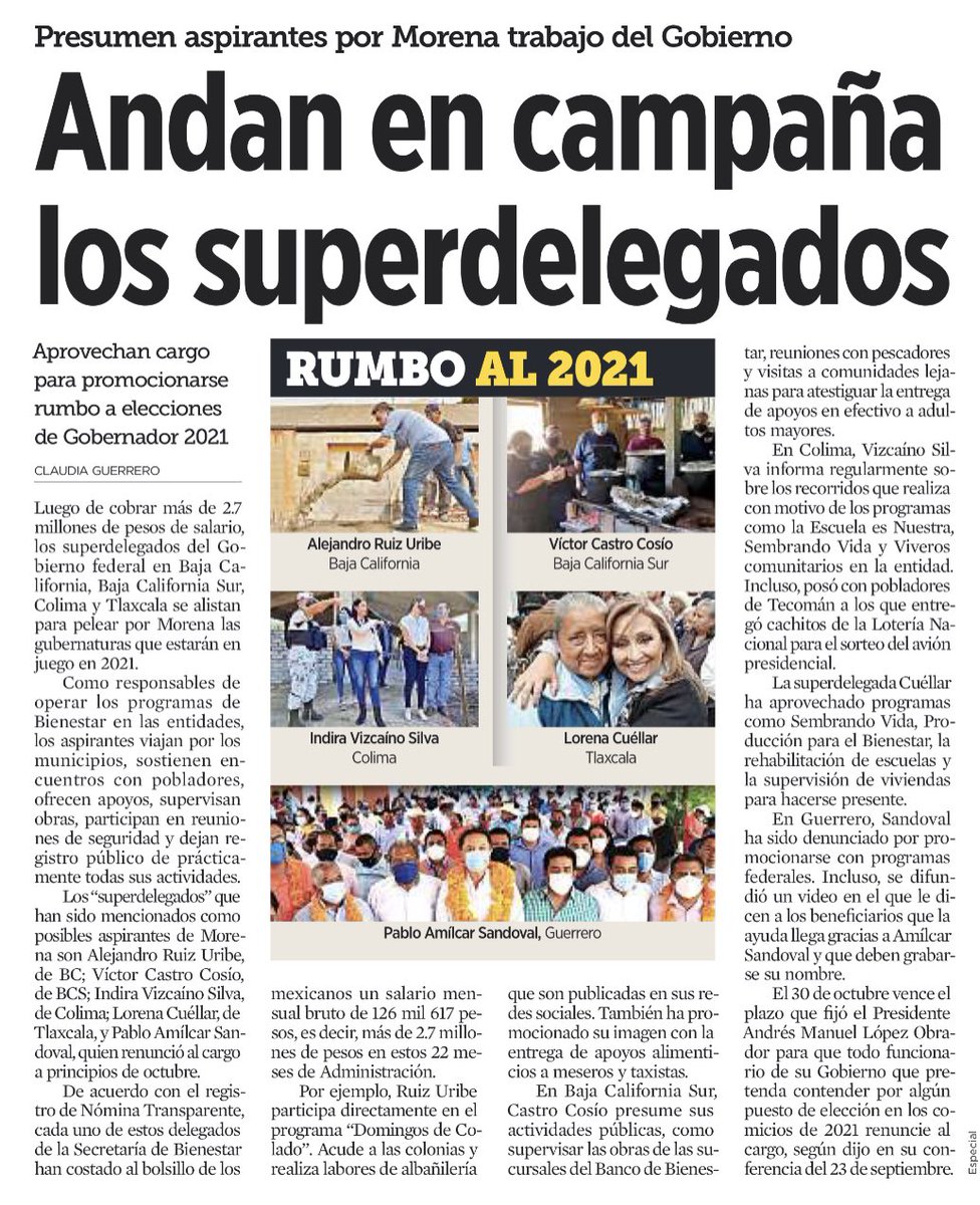 JTrianaT's tweet photo. Por si quedaba alguna duda de que la estructura de superdelegados del gobierno no es administrativa sino electoral...
Los virreyes de @lopezobrador_ en campaña con nuestros impuestos. https://t.co/fpgQNZfQq8