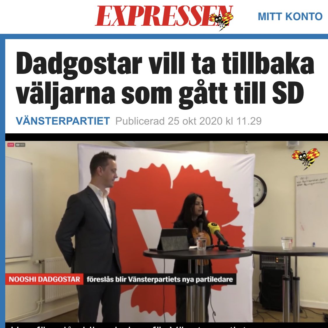 nikeorbrink's tweet photo. Juste, för det är bristen på ”intersektionell analys och en transanalys” som gjort att så många gått till SD. Tjena mittbena, Nooshi. Lycka till! https://t.co/x6BUupuKn3