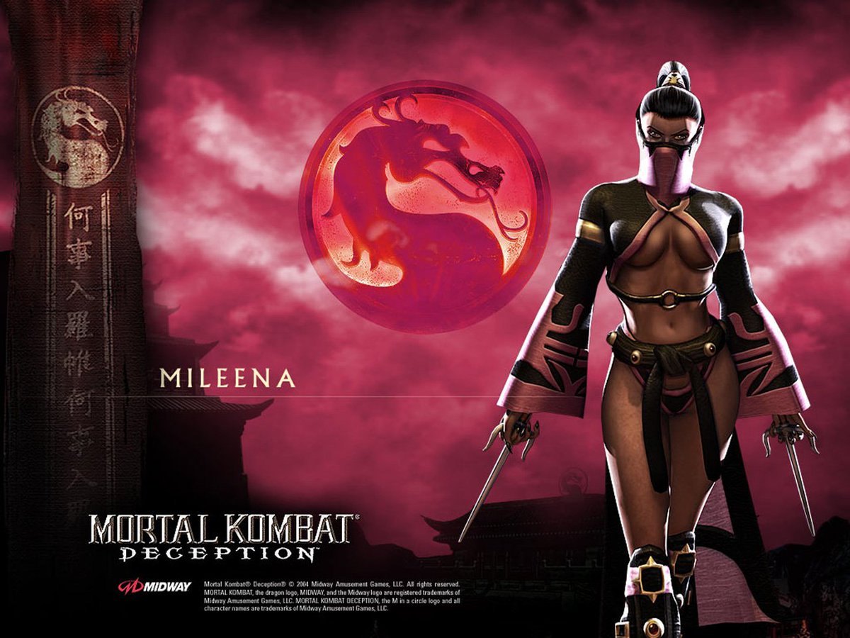 2004 promo wallpaper for Mileena in Mortal Kombat: Deception. https://t.co/w7zjOMa8CM