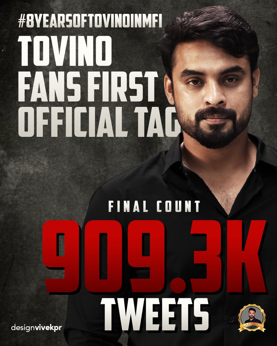 Film_Focuz's tweet photo. Top Actor Anniversary Tag in Mollywood !
1) #48YearsOfMammoottysm 1.7M
2) #8YearsOfTOVINOinMFI 909.3K
3) #11GoldenYearsOfAsifAli 656k
4)#41YearsOfMohanlalEra 160.1K
5) #9YearsOfNivinism 144K https://t.co/4fChAowUQ8