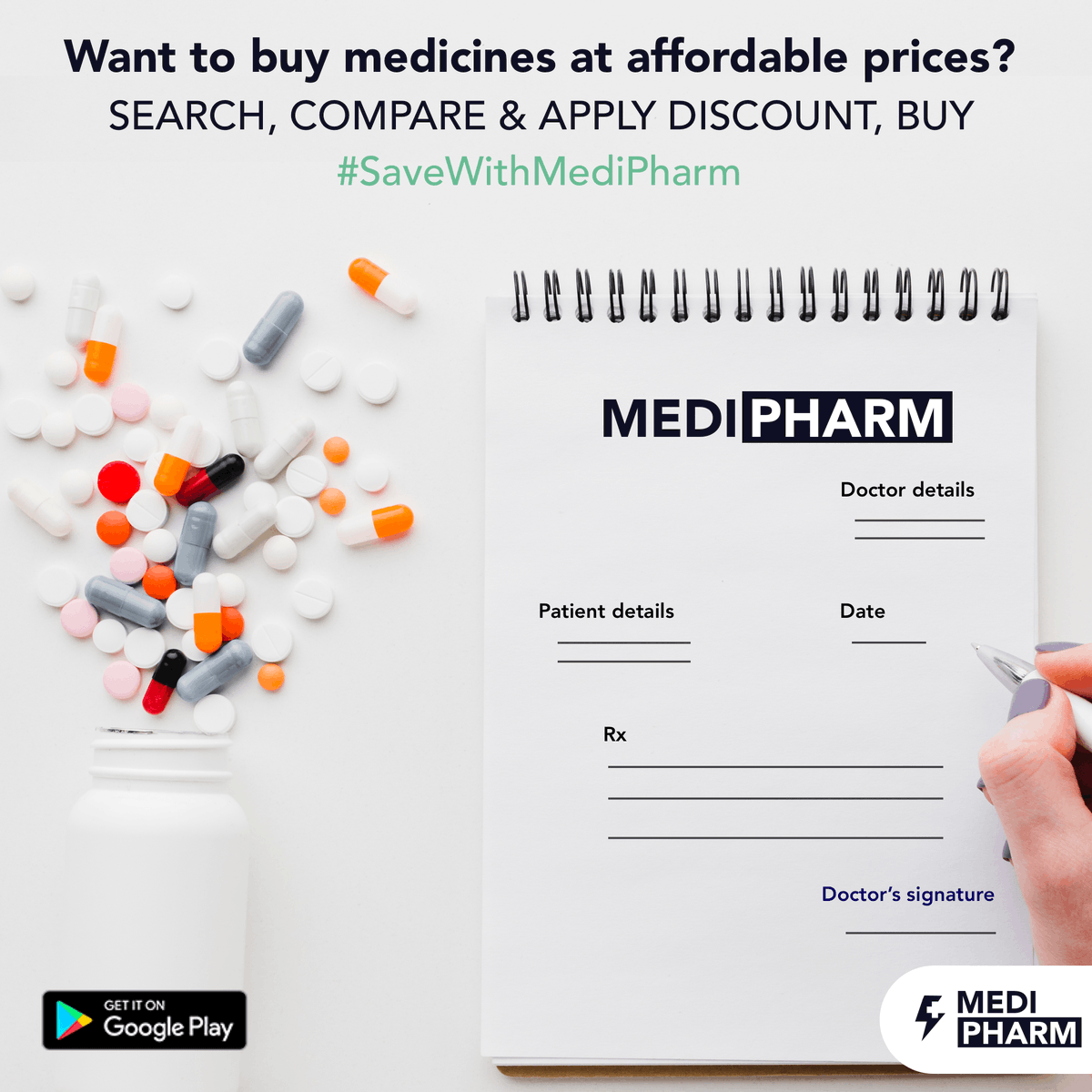 medipharm_india's tweet photo. Download MEDIPHARM app link is in BIO. Buy medicine, book lab test or consult doctor online at affordable prices.
#medipharm #mfine #practo #jiva #jivaayurveda #SaveWithMediPharm #EatHealthy #1mg #medicine #docsapp #Medlife #medipharm #netmeds #medlife #medicine #pharmacy https://t.co/taySqVkGqo