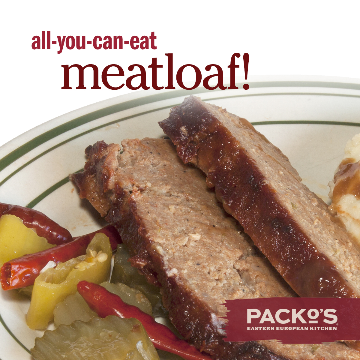 tonypackos's tweet photo. Get to Packo’s at the Park this week for All-You-Can-Eat with our moist and marvelous Meatloaf! Served directly to you Monday through Saturday from 4-8 pm. Packo’s at the Park in Downtown Toledo only. #eatlocal #supportlocal #tonypackos #nomnom #fork19 https://t.co/zKiXWnpNaR