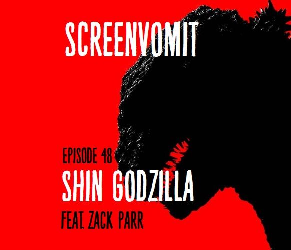 ScreenVomit's tweet photo. Learnin everything there is to know about our boy Godzilla as we're joined by Godzilla expert ZACK PARR (Have Fun Records)!  We discuss muscle nerds, Japanese Jesse Eisenberg vibes, and Zack gets so worked up he has to say "ass" one time as we discuss SHIN GODZILLA!
Up now! https://t.co/i15xldAwRk