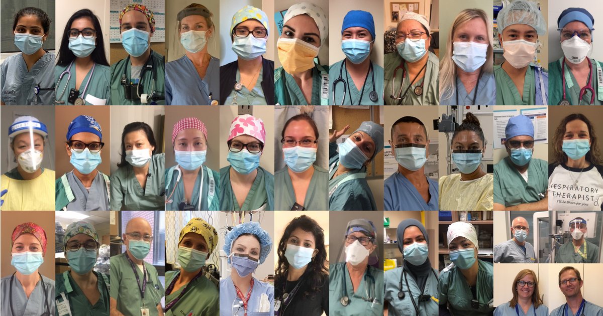 UnityHealthTO's tweet photo. Itโs Respiratory Therapy Week and weโre celebrating over 130 respiratory therapists, respiratory therapy assistants and anesthesia assistants across Unity Health Toronto! Join us in thanking them this #RTWeek2020. https://t.co/owl4mn57aW