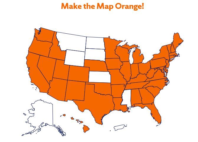 BmoreOrange's tweet photo. ‼️LAST CHANCE‼️

Registration for #OrangeCentral closes at noon, Baltimore!!! 🧡🍊🧡

Help us turn the entire US 🟠🟠. https://t.co/dU4F7lrYPg