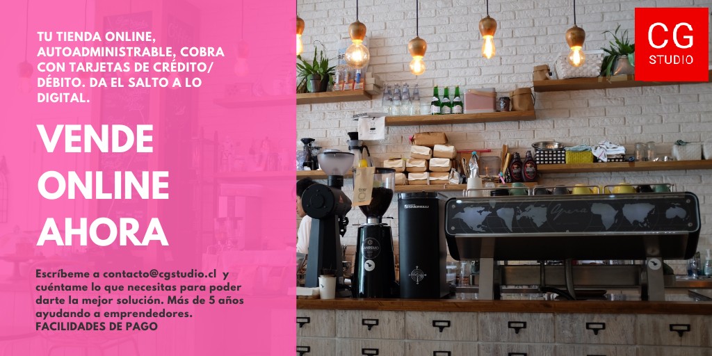 CGStudio_Diseno's tweet photo. 🛒💻 Vende por internet y llega a más clientes! Te ayudo a crear tu propia Tienda Online! Más de 5 años ayudando a #Emprendedores 👐
Escríbeme a contacto@cgstudio.cl y cuéntame qué necesitas - https://t.co/POtuNPmLih #FelizLunes #PYME #Corfo #Chile #Lunes #TransformaciónDigital https://t.co/5PbfAzqzhZ