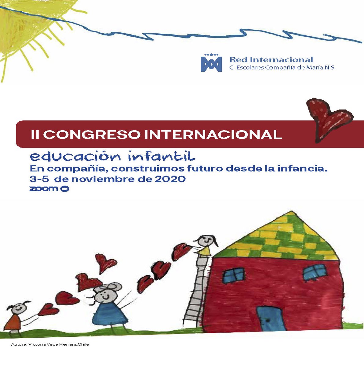 La Orden de la Compañía de María, N. S., celebrará del 3-5 noviembre el II Congreso Internacional de Educación Infantil, bajo el título "En compañía, construimos futuro desde la infancia".
#cmariaeducacion #Educación2020 #CompañiadeMaría #educacioninfantil #futuro #infancia