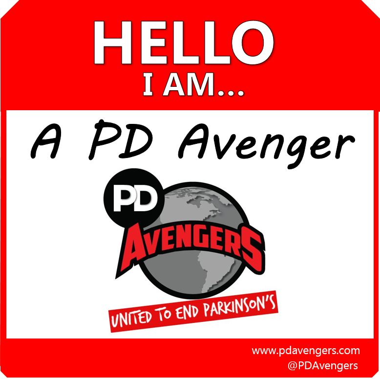 I am a PD Avenger! United to end Parkinson's disease. We are building a global alliance of people with PD, care partners, friends and supporters. Please join us. ctt.ec/r98HK+