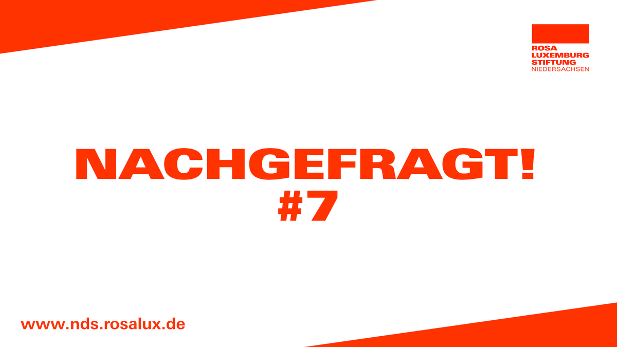 #nachgefragt #7: Die @rls_nds sprach in der #Interview|reihe 'nachgefragt' mit Protest- und Bewegungsforscher @textrecycling über #Corona, #Protest und #Protestforschung nds.rosalux.de/publikation/id…