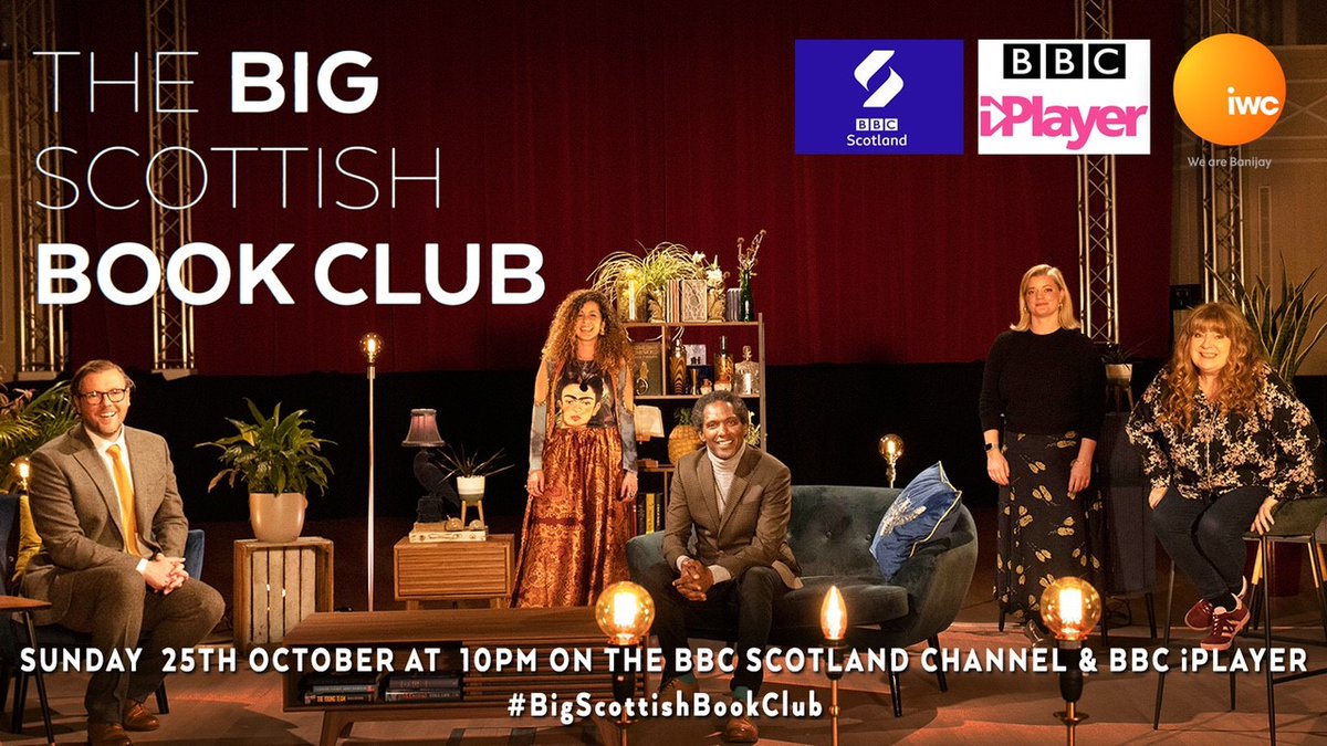 ProcamTake2's tweet photo. #BigScottishBookClub is back 📚👏

Last night's ep saw host @Damian_Barr joined by guests @lemnsissay @Hemmo @JaneyGodley &amp; @janetteayachi. Catch this fantastic series from @IWC_Media on @BBCScotland (10pm Sundays) &amp; @BBCiPlayer. Filming kit: #ProcamGlasgow &amp; @ProcamProjects 🎥 https://t.co/VAWhCUmbpZ