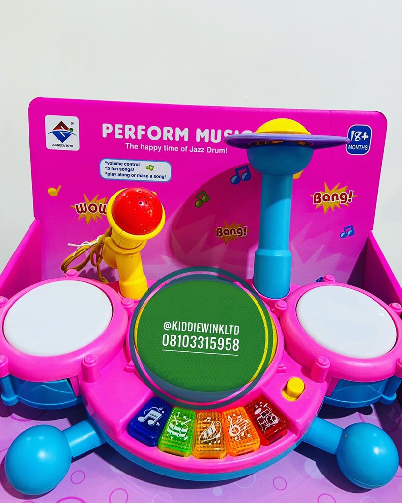 kiddiewinkltd's tweet photo. Ideal Gift Item, 

Uses 3*1.5V AA batteries (not included)

Light
5 rocking tunes
Play song or make a song. 
Price: 6,200.00

How To Order: 
> Click on the link in our bio 
> Send us a DM
> Available in the store 

ORDER- PAY- RECEIVE 
#ToyotaKenyaExperience #kiddiewinkltd https://t.co/qjUe0KVIxm