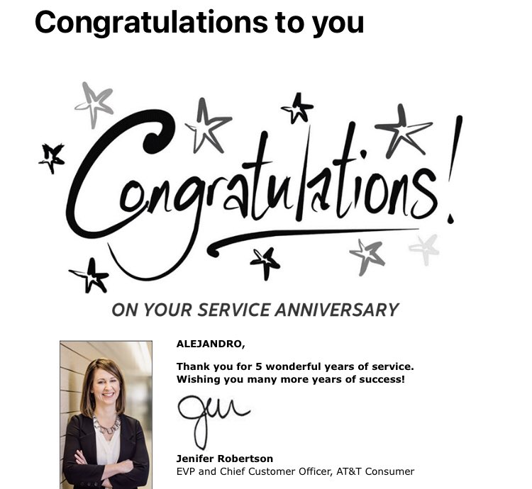 5th service anniversary !!
