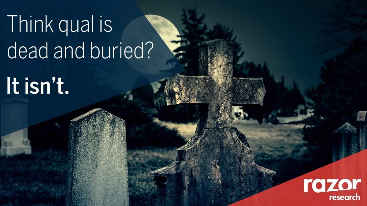 RazorResearch's tweet image. Sharper thinking. info@razorresearch.co.uk

#marketresearch #MRX #SharperThinking #RazorResearch