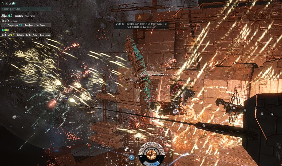 WorksopDriving's tweet image. Been a while since Jita saw a capital I am sure but today there is a Nag floating at the trade hub undock. Is this a protester of Jita boycott?