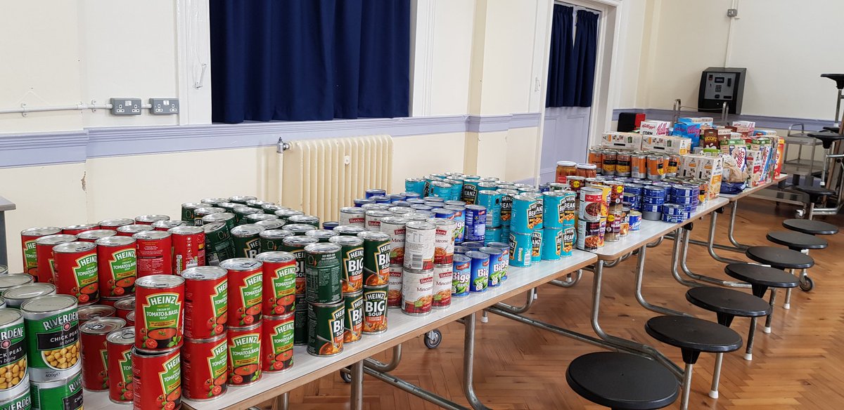 BHallAcademy's tweet image. Food parcels prepared by staff @BHallAcademy for families.  We will continue to support our families needing a little help over the half term holiday.  #ENDCHILDFOODPOVERTY @MarcusRashford #community