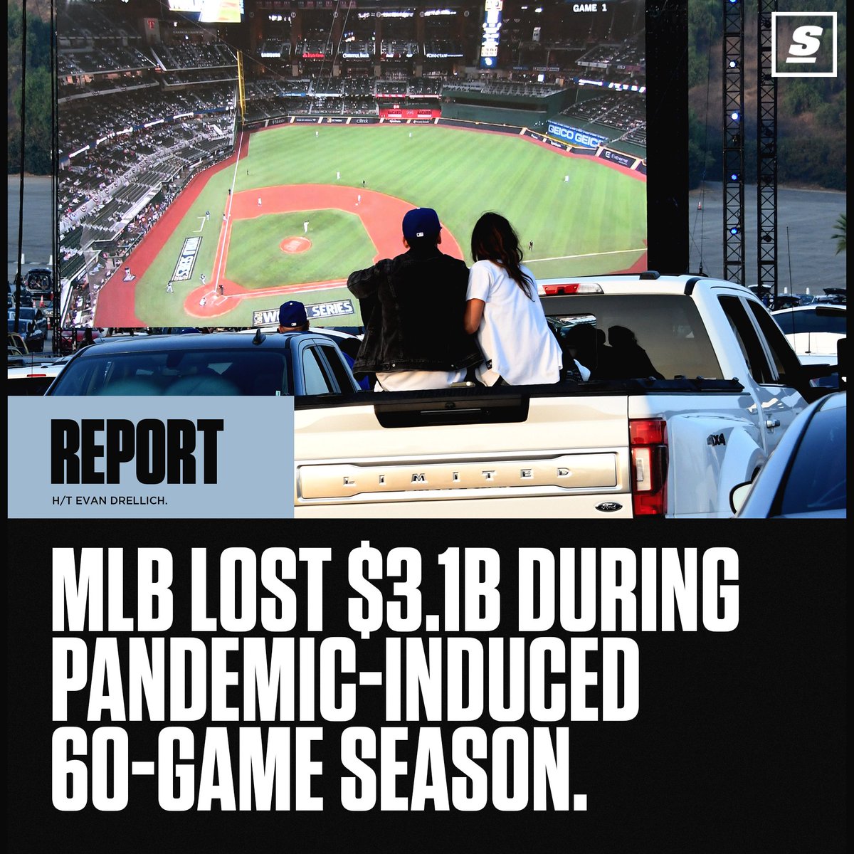 theScore's tweet photo. Big-time losses for MLB in 2020. 💰🤯 https://t.co/pIAKFsFPDZ