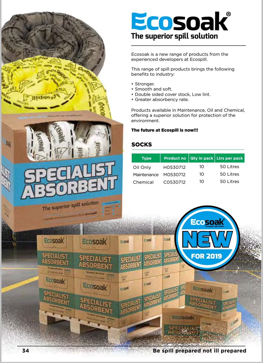 Interested in becoming a distributor of innovative #spillcontrol products? Download our brochure to find out more: ecospill.org.uk/brochure