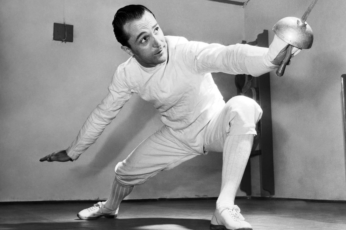 #95Edoardo Mangiarotti won an Olympic gold at 15 in 1936 - 20 yrs and 8 medals later he tied for 1st place in individual epee with 2 others - a dramatic 2 day duel ensued and he didnt give the youngsters an inch, and while he could only bronze, he left the games a hero