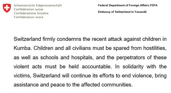 Embassy of Switzerland in Yaoundé (@swissambyaounde) on Twitter photo 