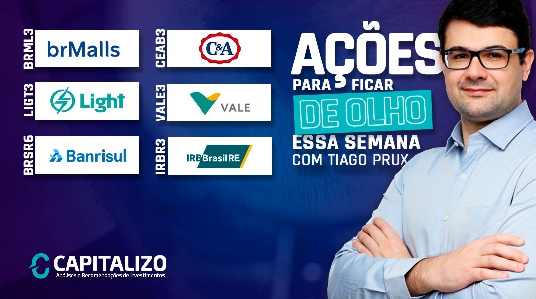 🔎 Confira as ações para ficar de olho essa semana! 📈
Ativos que podem ter uma movimentação diferenciada nos próximos dias: https://t.co/uDGmcEuLYy
⠀
#Investimentos #Ações #Capitalizo #BolsaDeValores #Economia #AçõesDaSemana #BRML3 #CEAB3 #LIGT3 #VALE3 #BRSR6 #IRBR3 https://t.co/aEooalf41N