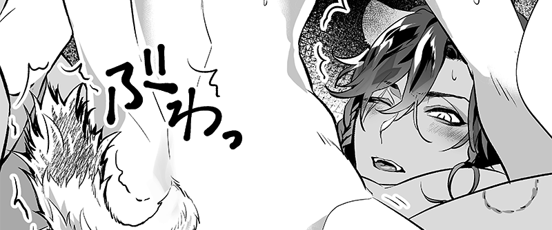 ラギレオrkgk(R18注意)
致してる時にラくんの尻尾が興奮でぶわぁっと広がってることに鏡越しに気づいたレさん
https://t.co/PnCkprPtzP 