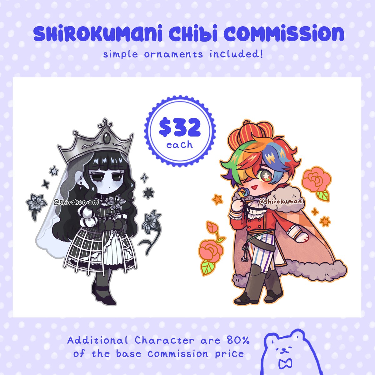 [RT Appreciated] hi guys I'm finally opening commissions again! accepting around 5 slots this time! 

https://t.co/W3QmE6ovOH 