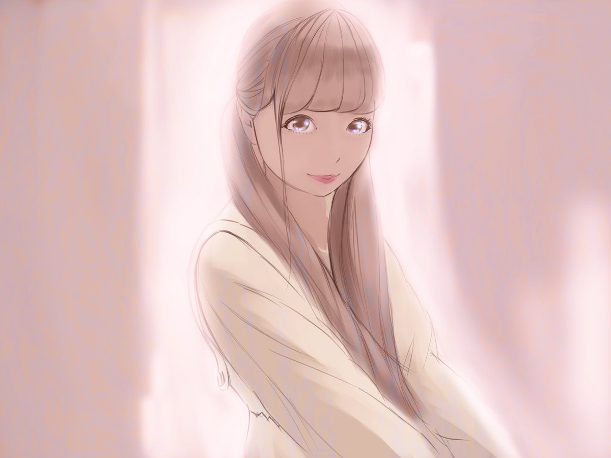 似顔絵依頼頂き描かせてもらった美人さん 水彩画ぽい感じ好き 秋のフォロワー様感 まころん のイラスト 似顔絵依頼頂き描かせてもらった美人さん 水彩画ぽい感じ好き 秋のフォロワー様感 まころん のイラスト