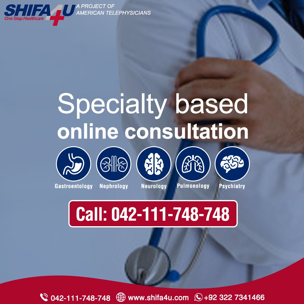 Shifa4Uonline's tweet photo. With Shifa4U’s specialty based clinics, you can get online consultations with specialised experts. our specialty clinics are the most convenient &amp; an easy way for medical consultations. Visit https://t.co/psbbrfHbZZ
Call: 042-111-748-748

#online #doctor #consultation #specialty https://t.co/aFTIatqe8F