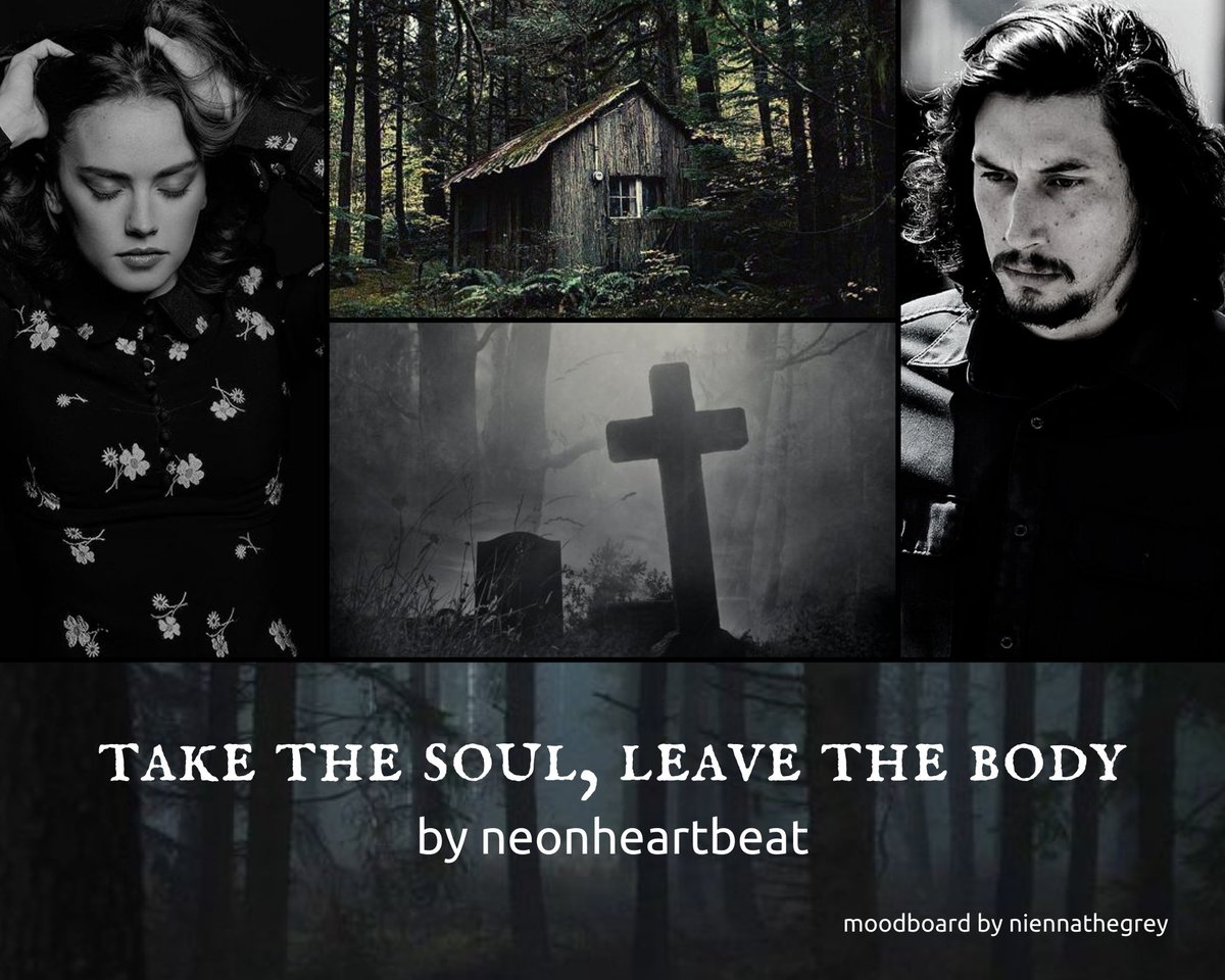 TAKE THE SOUL, LEAVE THE BODY by  @neon_heartbeat (E)Ben is killed in a mining accident, and then he comes back.  @murderblimp says: "Genuinely spooky and gore-y. Ben’s transformation from awkward, soft coal miner to BDE monster husband is divine. " https://archiveofourown.org/works/26440570/chapters/64418956
