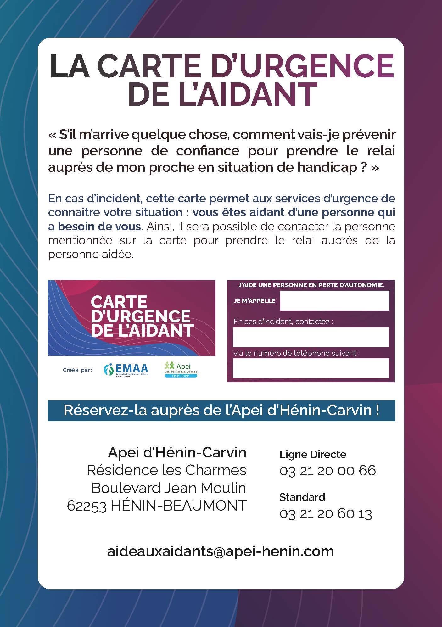 Sonia Allouani S Il M Arrive Quelque Chose Comment Vais Je Prevenir Une Personne De Confiance Pour Prendre Le Relai Aupres De Mon Proche En Situation De Handicap Une Carte D Urgence Sonia Allouani S Il M Arrive Quelque Chose Comment Vais Je Prevenir Une Personne De Confiance Pour Prendre Le Relai Aupres De Mon Proche En Situation De Handicap Une Carte D Urgence