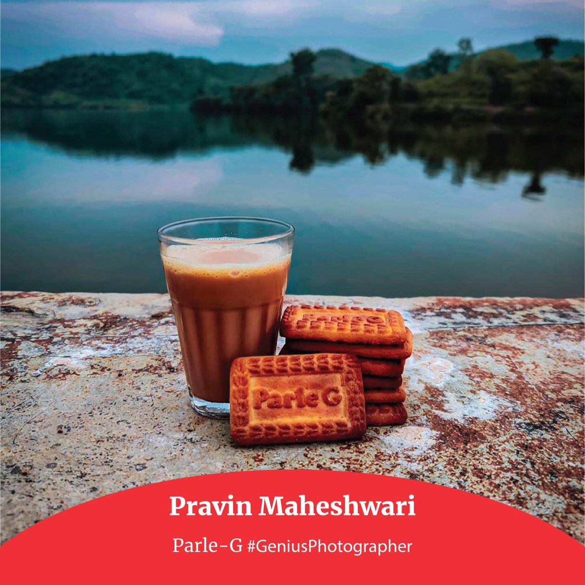 Pravin Maheshwari captured going on a morning hike and enjoying the sunrise with Parle-G and Chai perfectly with this shot. Are you a #GeniusPhotographer? Participate now and win sweet surprises!
#ParleG #Repost #Genius #Photographer #AfternoonTea #Biscuits #AfternoonSnacks #Chai