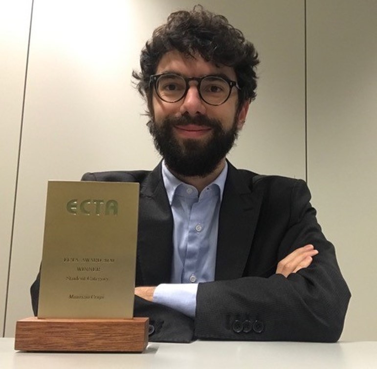 ECTABrussels's tweet photo. 🏆During the #ECTA IP Hour our President rewarded the 1st prize winners of the ECTA Award 2020:

PROFESSIONAL CATEGORY - Andrea Zappalaglio, Flavia Guerrieri and Suelen Carls

STUDENT CATEGORY - Maurizio Crupi

The ECTA Award 2021 will be launched soon!
👉🏻https://t.co/vrrRDuDoP5 https://t.co/zA1PAfTQYL