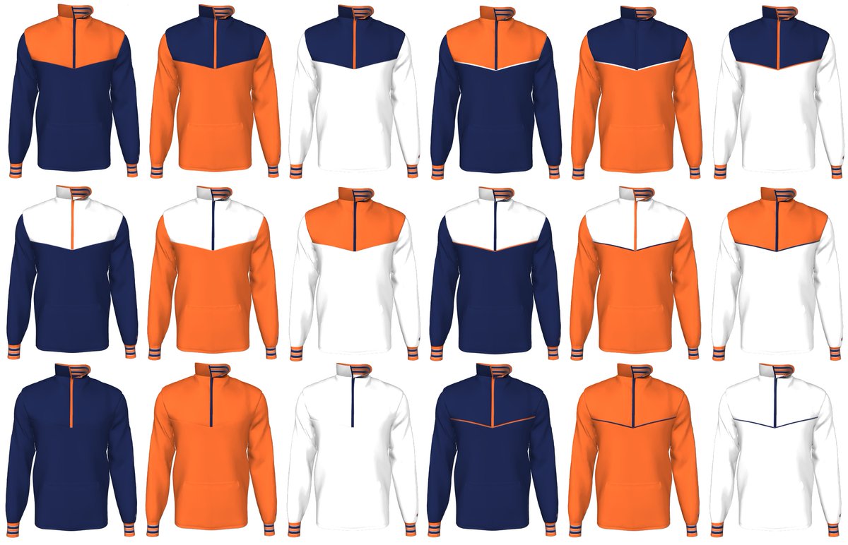 3 team colors + 1 team jacket = 18 different color combinations.  Reorder year after year and MADE IN THE USA!  Can your outerwear do that?
<a href="/BoathouseSports/">Boathouse Sports</a>