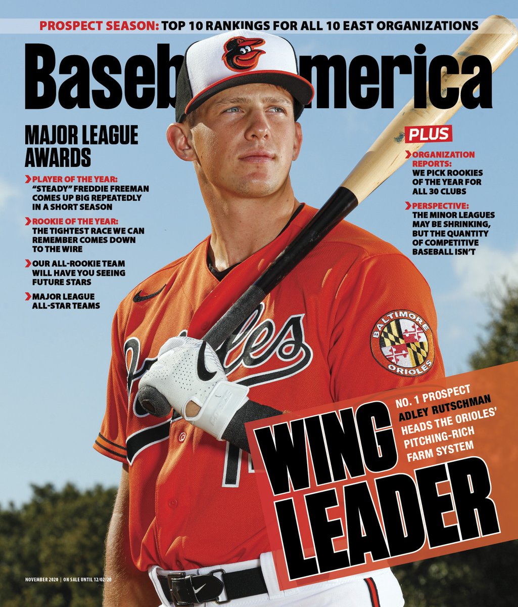 New cover athlete 😎
@Orioles top prospect Adley Rutschman returns to the cover of Baseball America, this time for our November issue.
Subscribers who have the app get early access 👀
Download here: https://t.co/OkJBVSo5wS https://t.co/5kOjS9LXMj