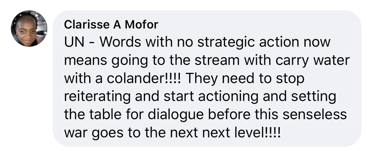 ClariseMofor's tweet photo. @UN please start backing words with concrete strategic actions for #AnglophoneCrisis https://t.co/bRB4KMzZL2