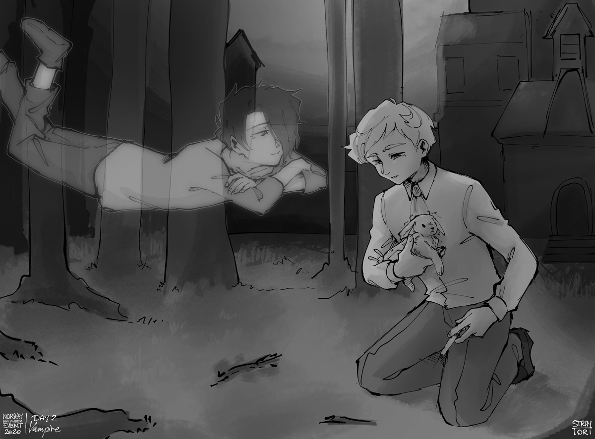 norray week / halloween event | 2.: Vampire
> archiveofourown.org/works/27190420…