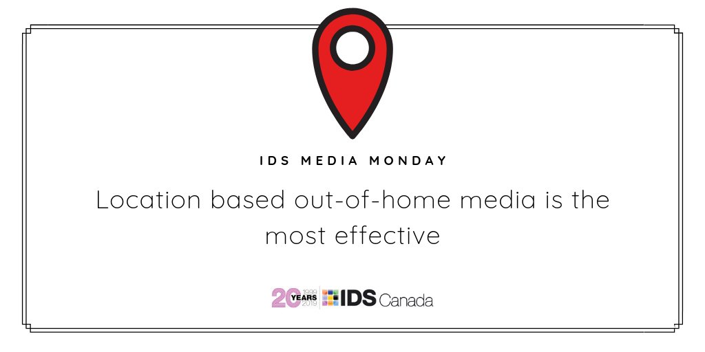 IDS Canada offers location-based out-of-home media. This is the most effective form out OOH because rather than targeting your message to everyone, you have the ability to cater your message to the waiting room space and those in it, making your message much more effective.

#ooh