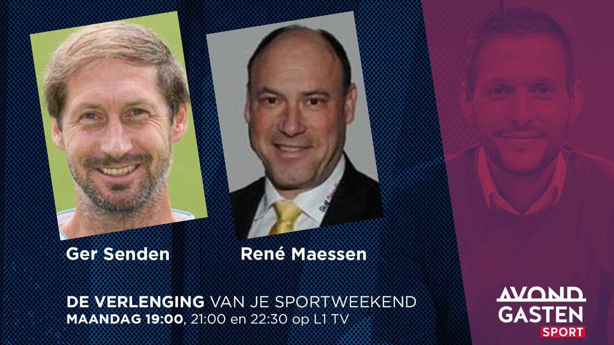 LidaHuver's tweet image. Uiteraard staat #Avondgasten Sport om 19 u helemaal in het teken van het bizarre Limburgse betaald voetbal weekend.

Aan tafel @GerSenden @rodajckerkrade en René Maessen @FortunaSittard we kijken terug en vooruit naar de bekerderby aanstaande woensdag. 

#L1 #L1Sport Ziggo 713/30